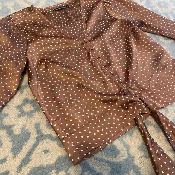 Abercrombie and Fitch Brown Blouse - Picture 12 of 13